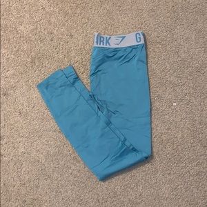 Light blue leggings